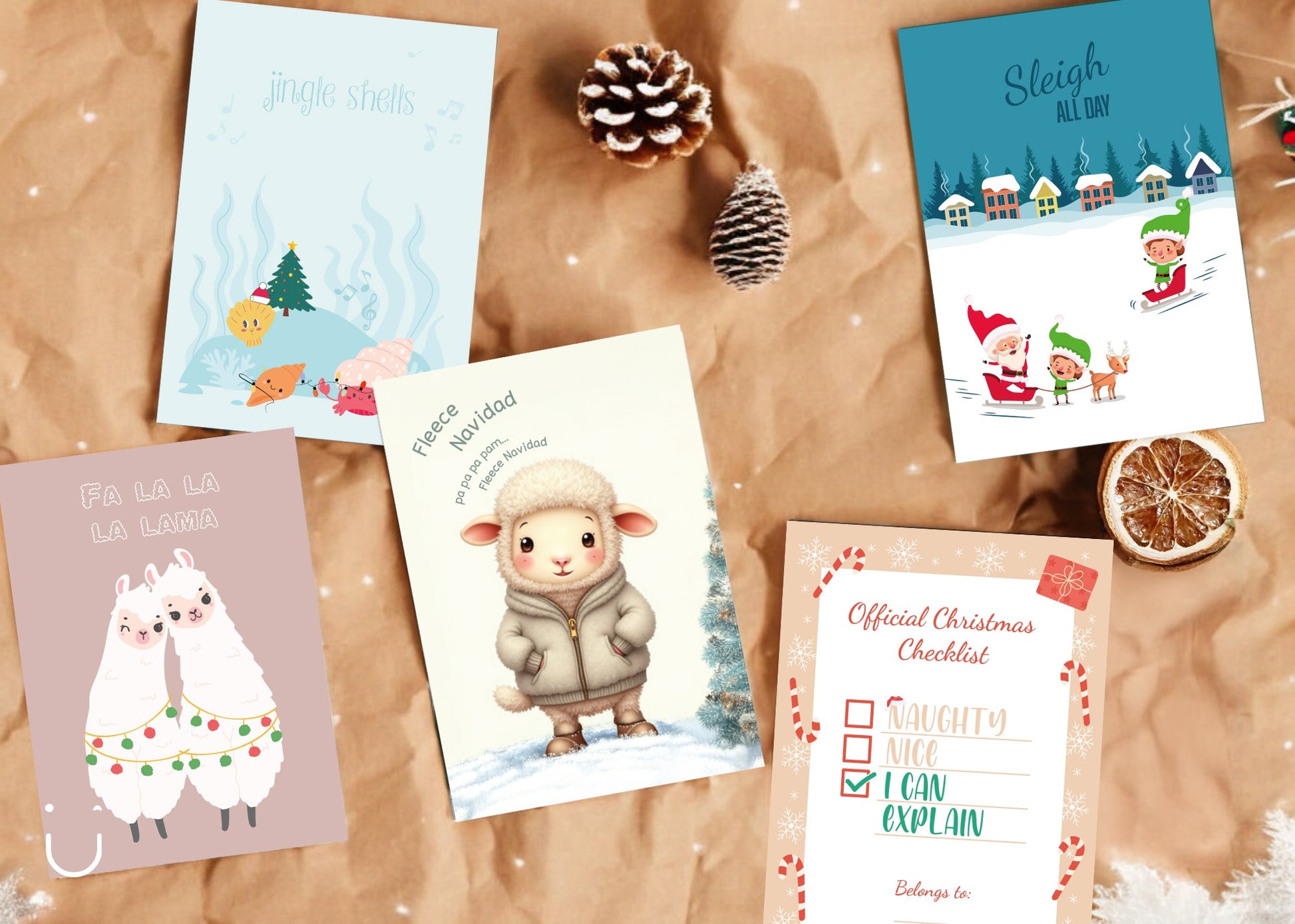 10 grappige kerstkaartjes 2 - Deugeniet - Kerstkaartjes