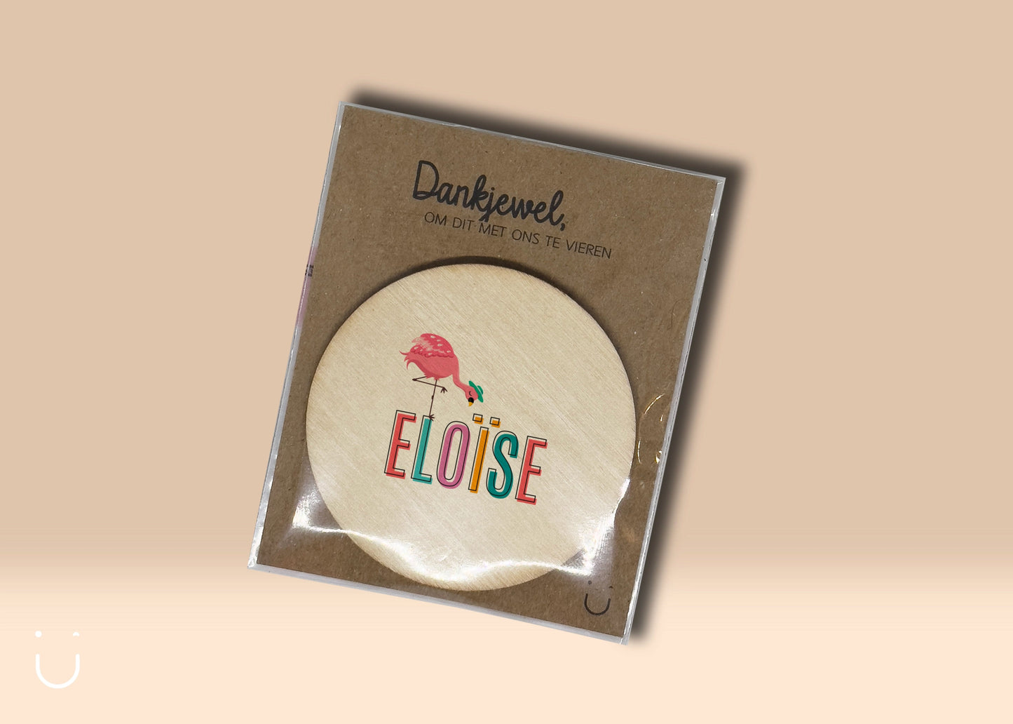 10x Houten magneetje - Deugeniet - Communiebedankjes