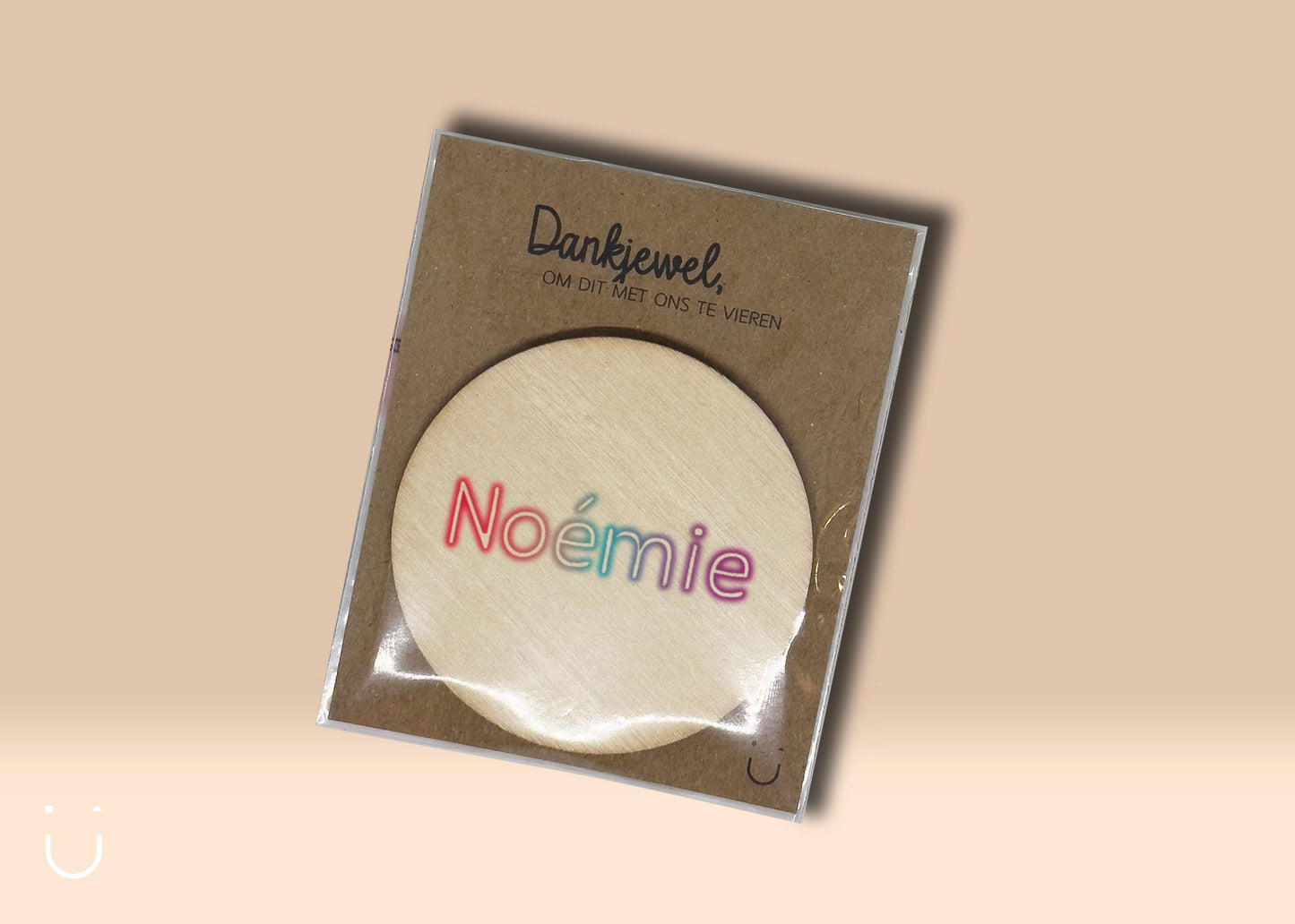 10x Houten magneetje - Deugeniet - Communiebedankjes