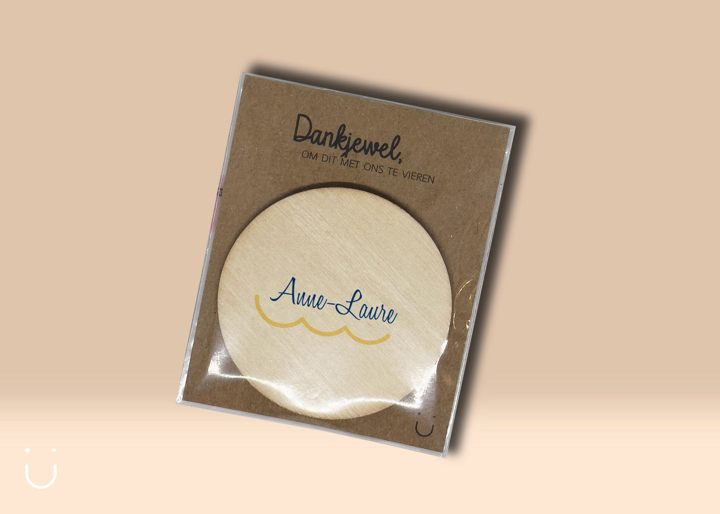 10x Houten magneetje - Deugeniet - Communiebedankjes