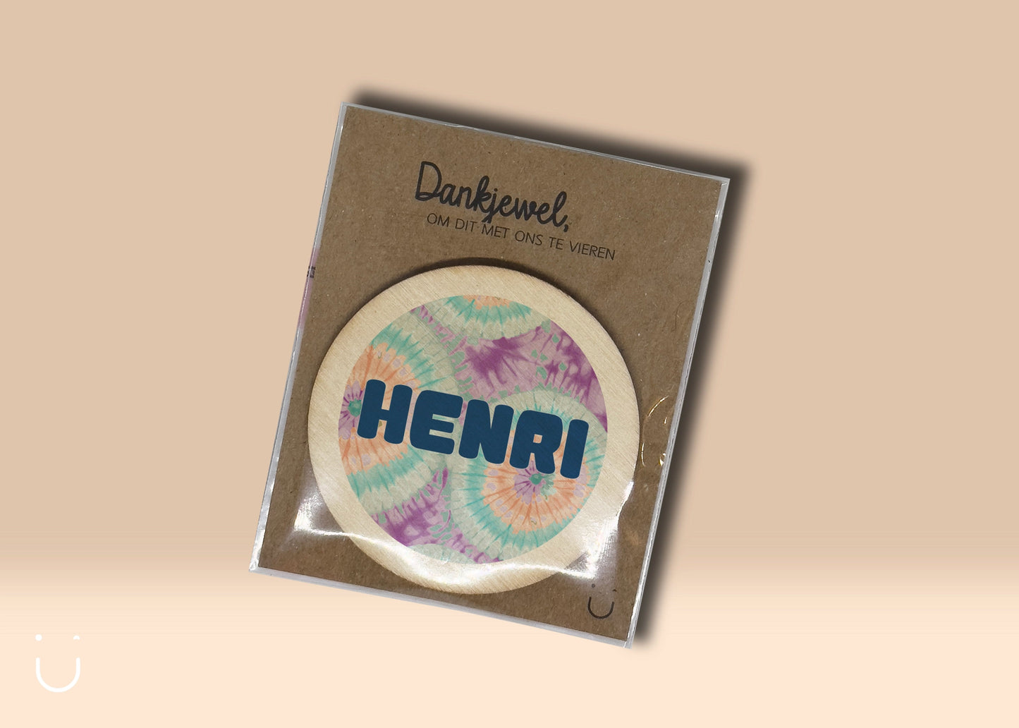 10x Houten magneetje - Deugeniet - Communiebedankjes