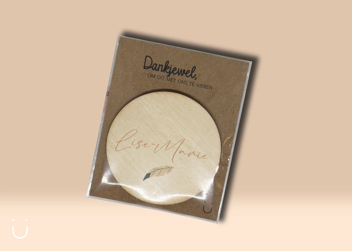 10x Houten magneetje - Deugeniet - Communiebedankjes