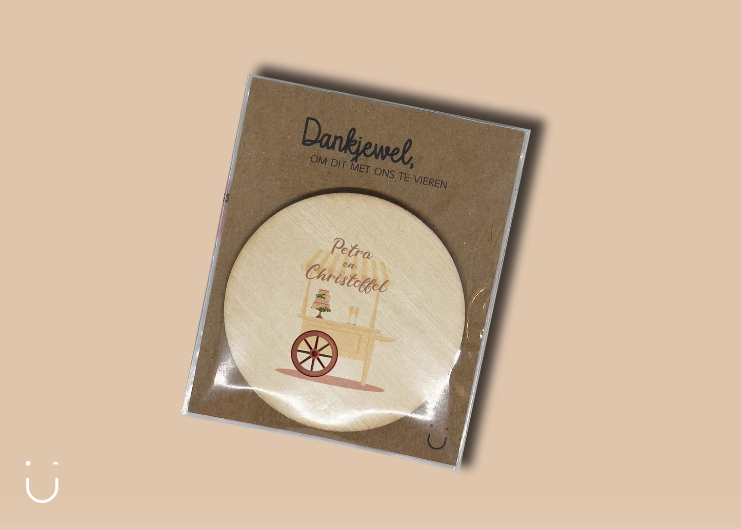 10x Houten magneetje - trouw - Deugeniet - Huwelijk bedankjes