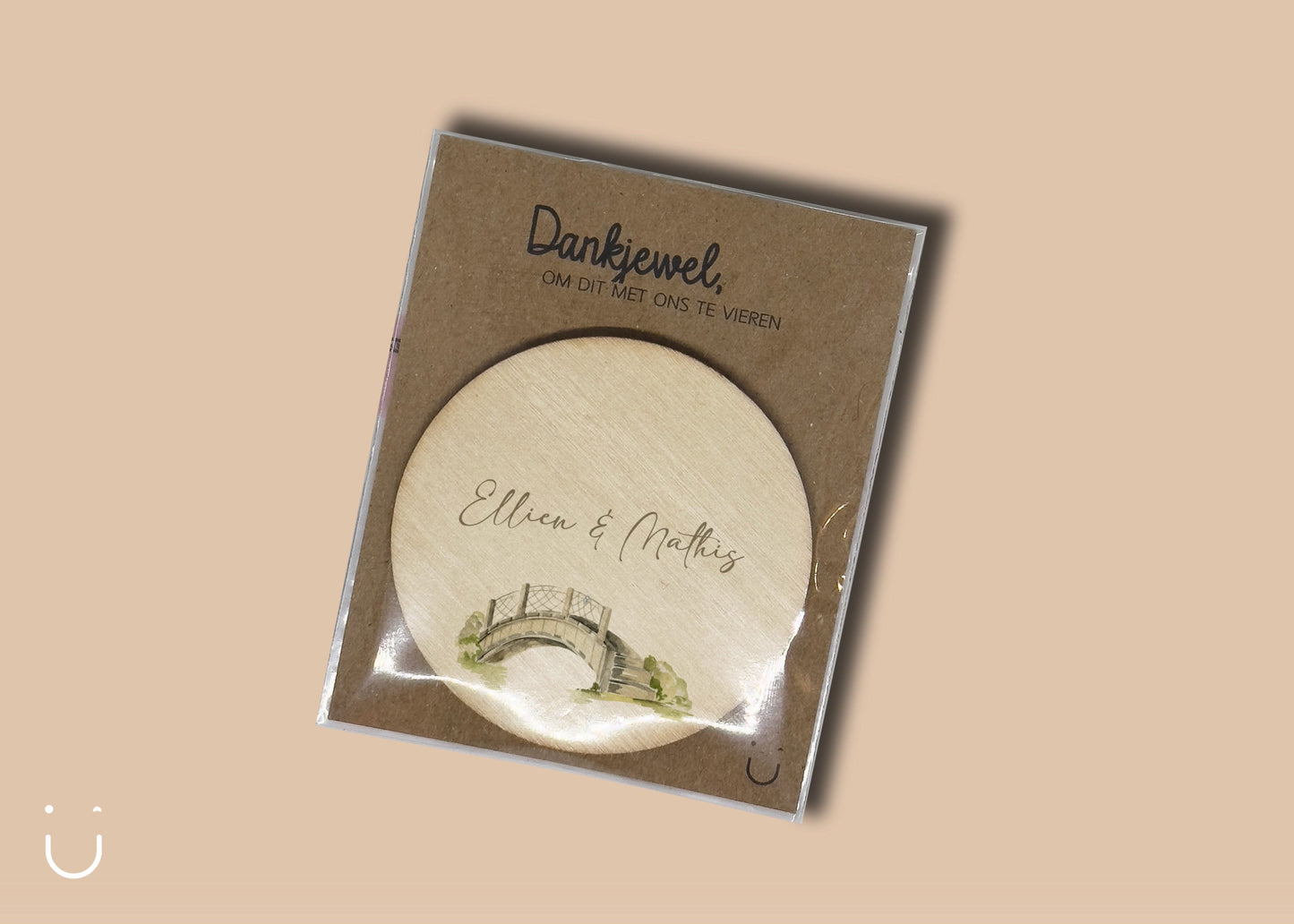10x Houten magneetje - trouw - Deugeniet - Huwelijk bedankjes