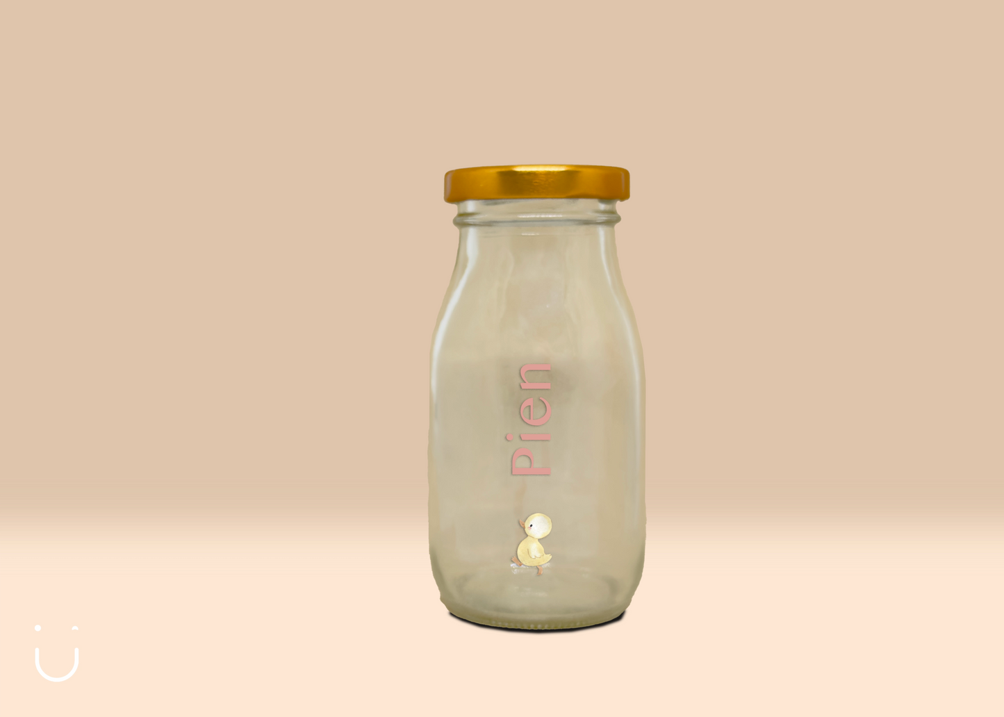 10x Melkflesje met naam - Doopsuiker - Deugeniet - Doopsuiker diy