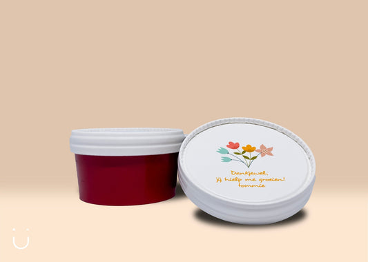 10x Traktatie crèche Bloemetjes - Deugeniet - Traktatie crèche