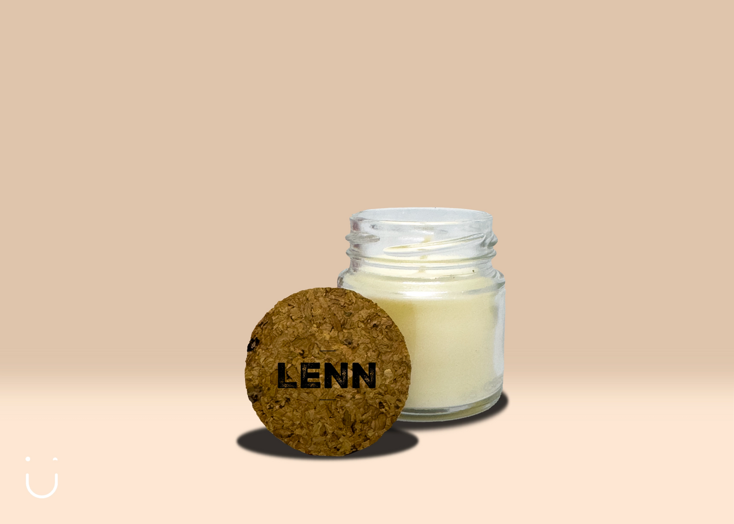 5x Mini geurkaars - Wit - Deugeniet - Doopsuiker diy