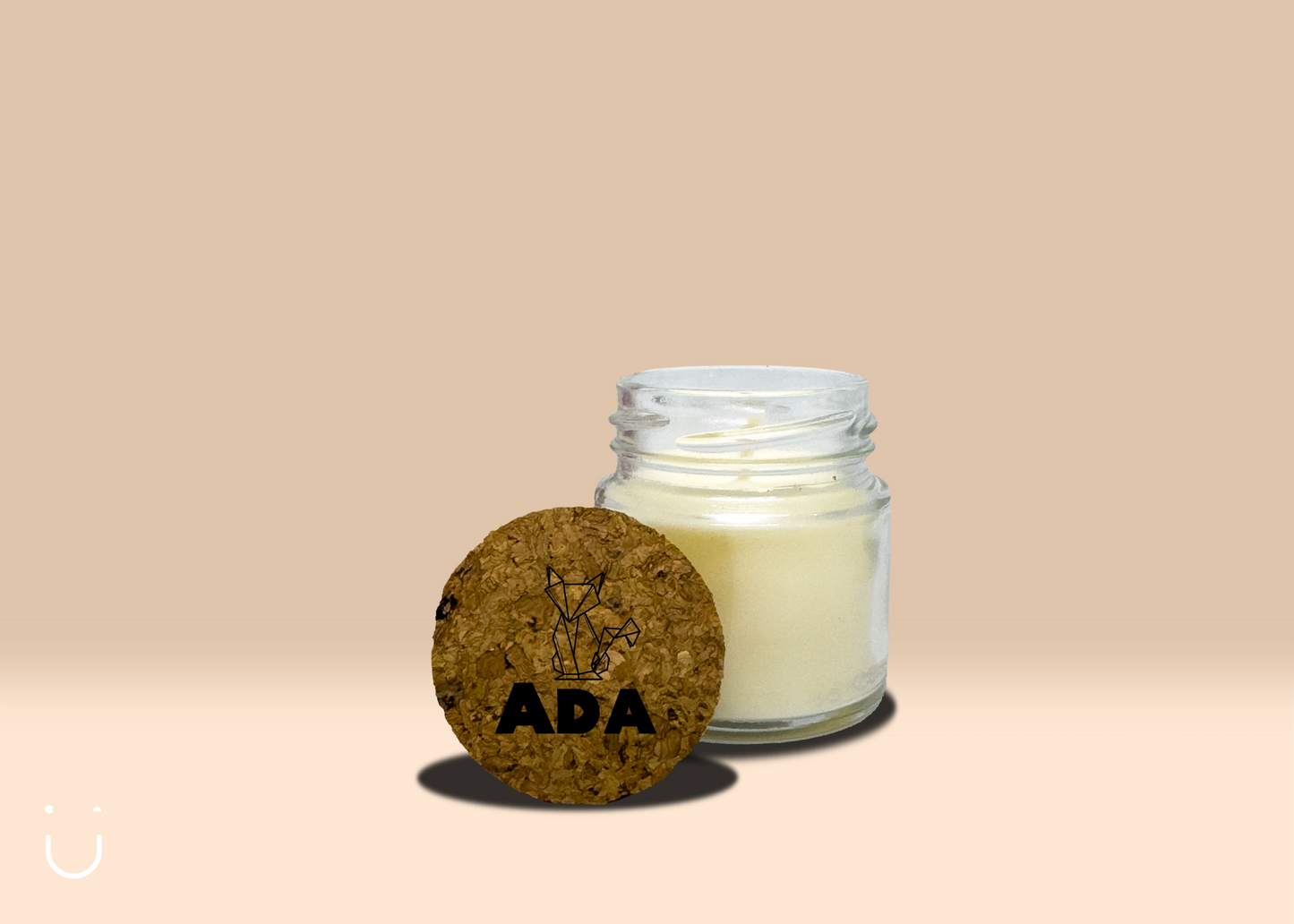 5x Mini geurkaars - Wit - Deugeniet - Doopsuiker diy