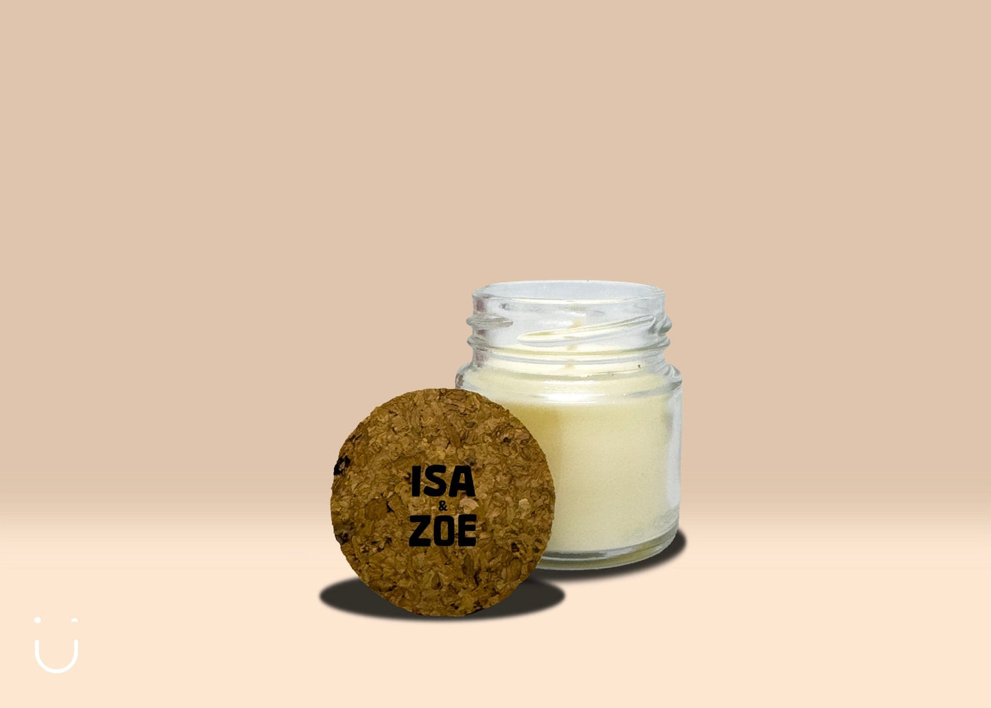 5x Mini geurkaars - Wit - Deugeniet - Doopsuiker diy