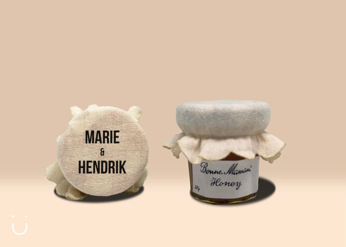 5x Mini honingpotje - trouw - Deugeniet - Huwelijk bedankjes