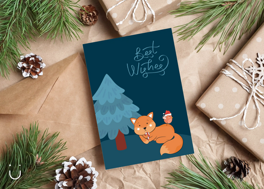 Best wishes - kerstkaartjes