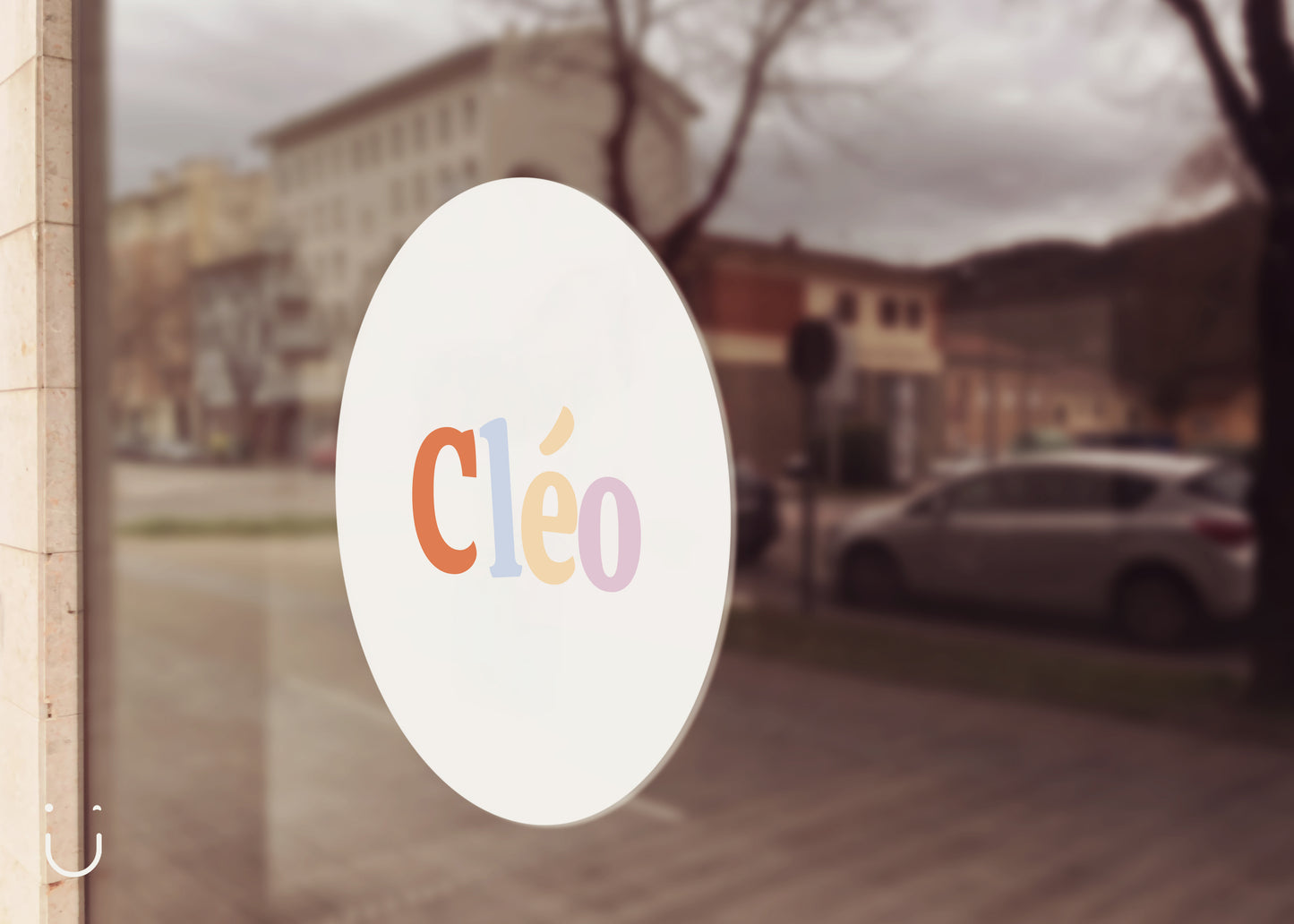 Raamsticker "Cleo"