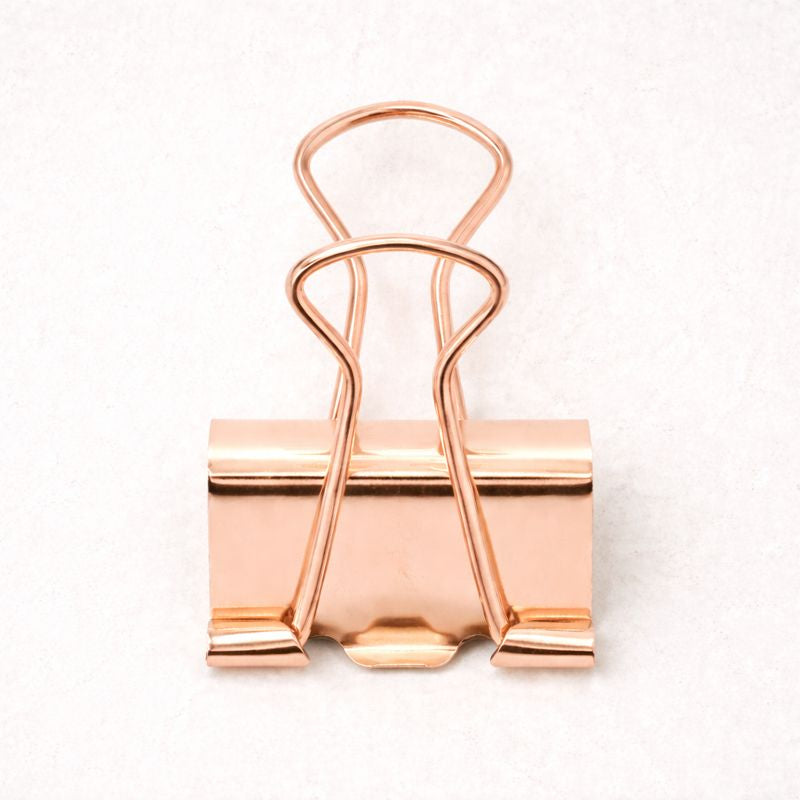 Mini clip - metallic koper