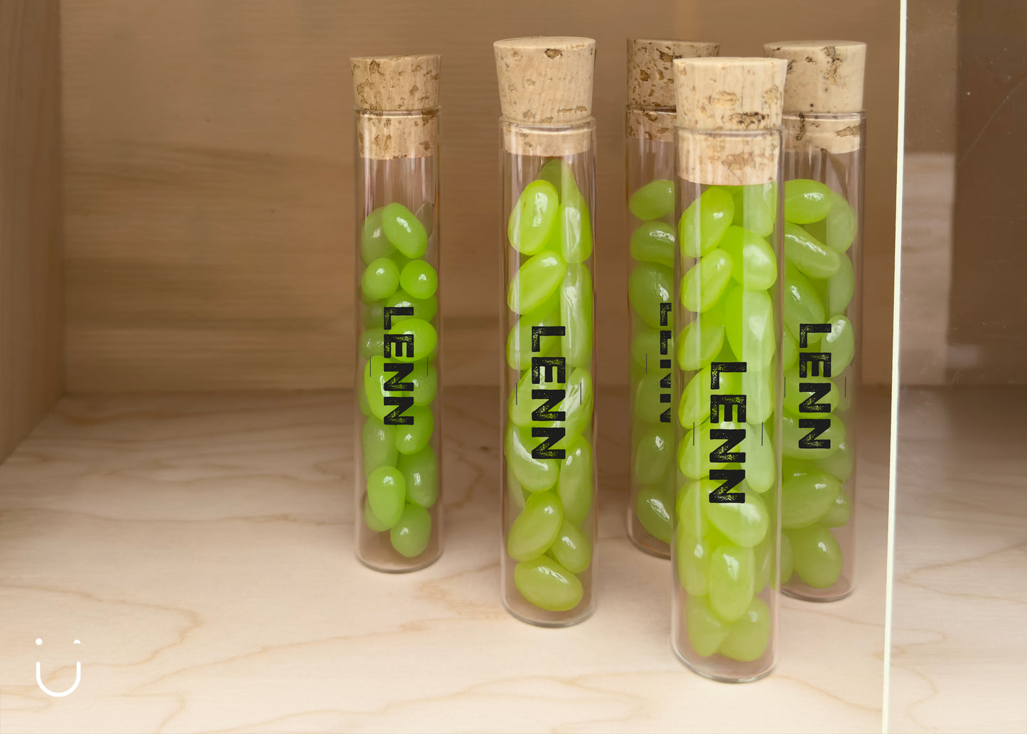10x Buisje met jellybeans - Doopsuiker