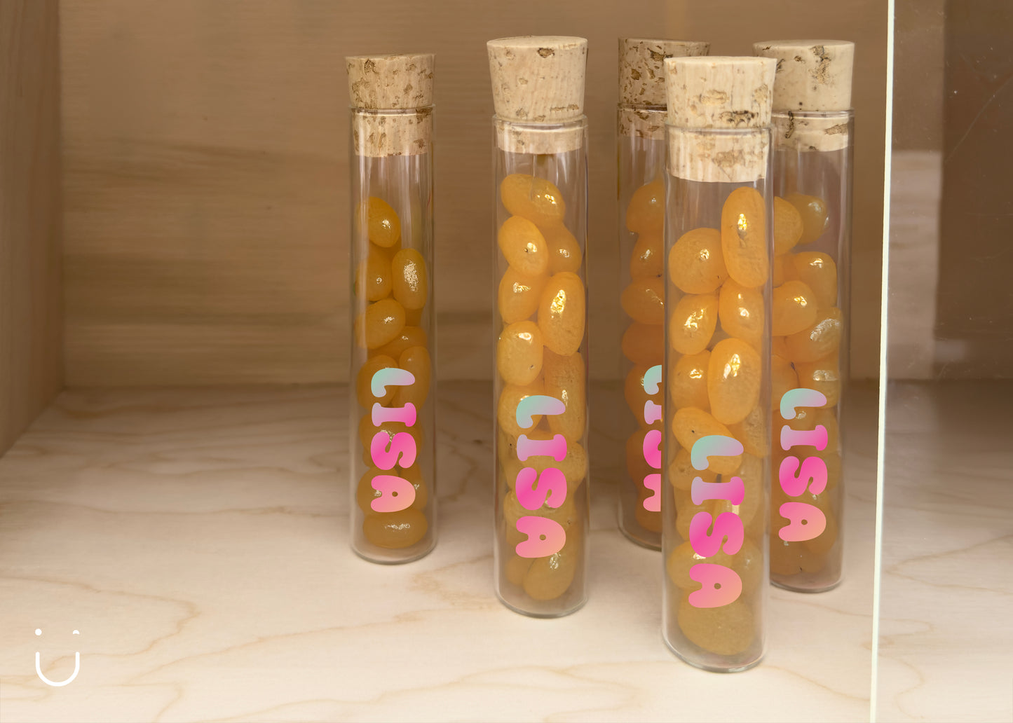10x Buisje met jellybeans - Doopsuiker