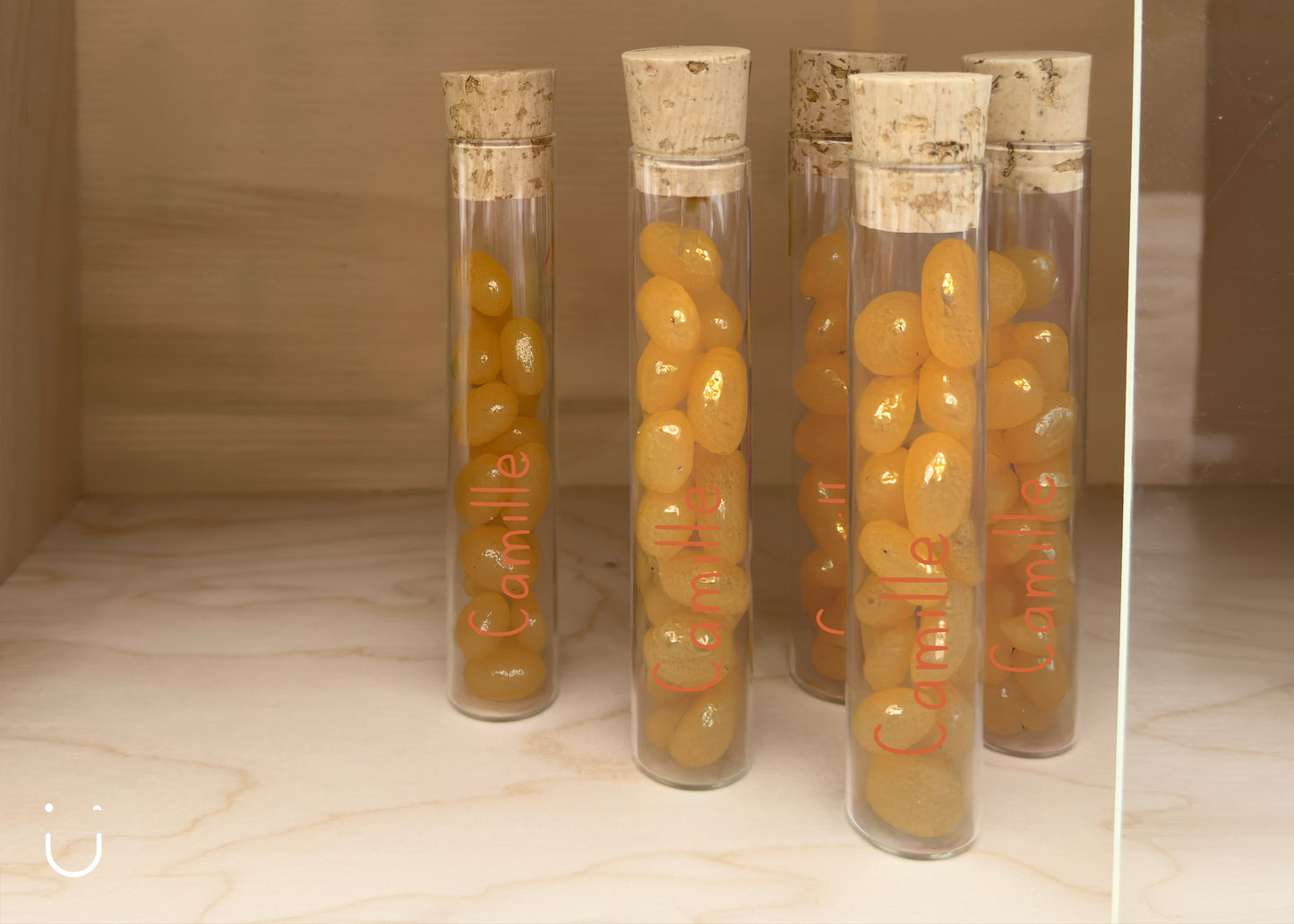 10x Buisje met jellybeans - Doopsuiker