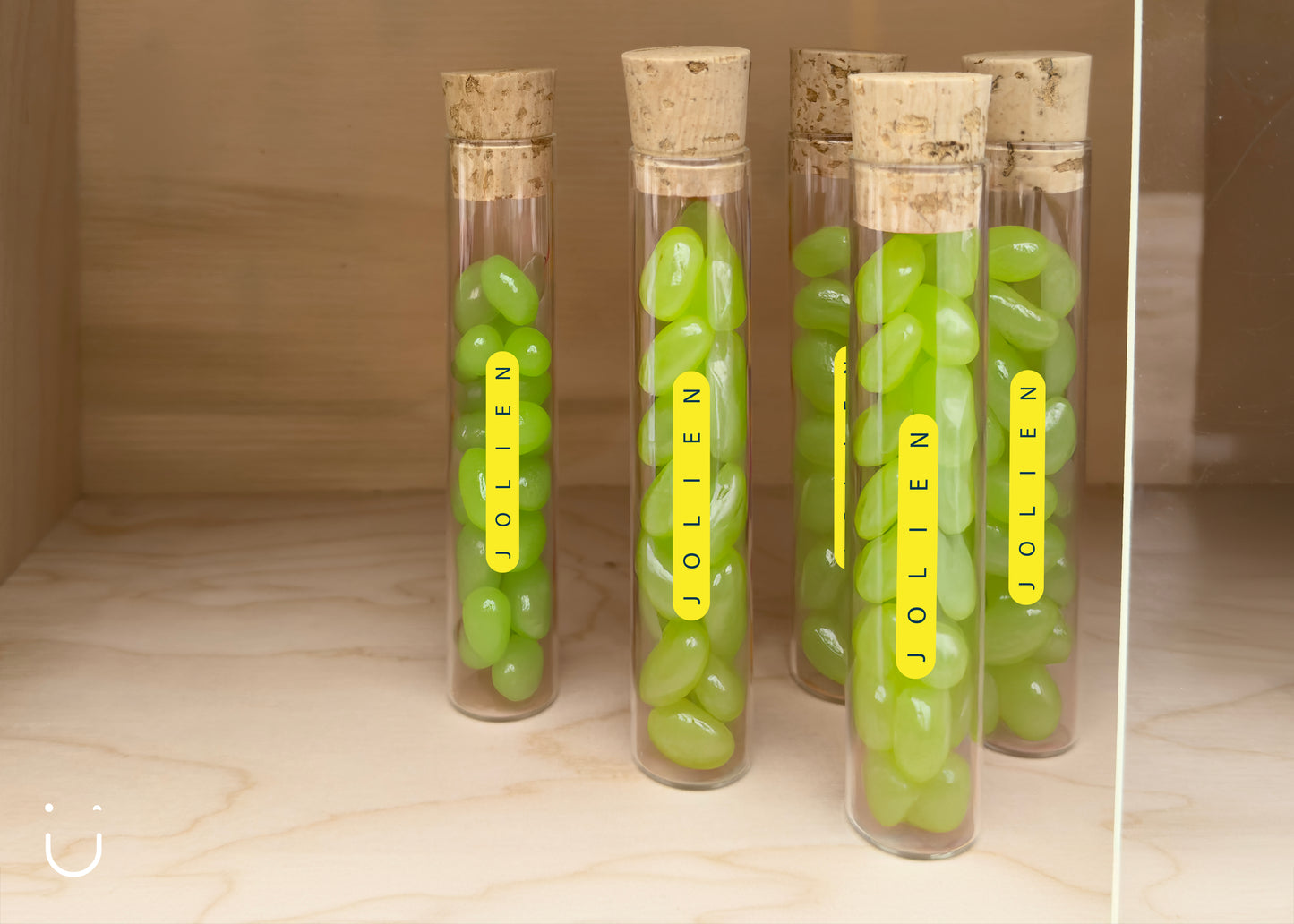10x Buisje met jellybeans - Doopsuiker