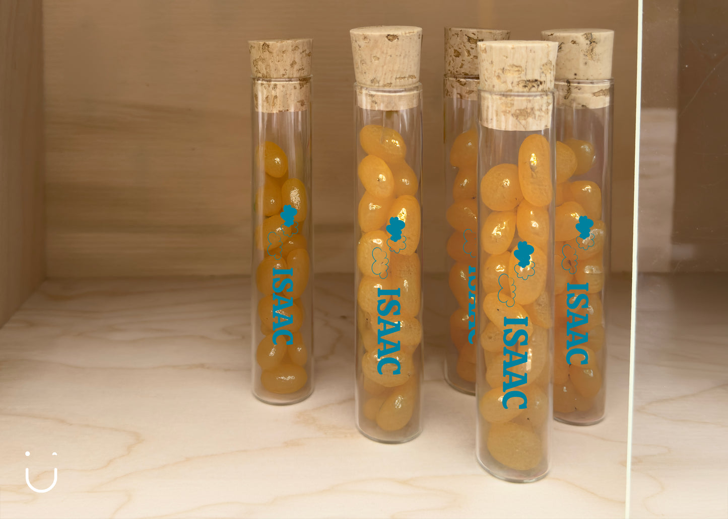 10x Buisje met jellybeans - Doopsuiker