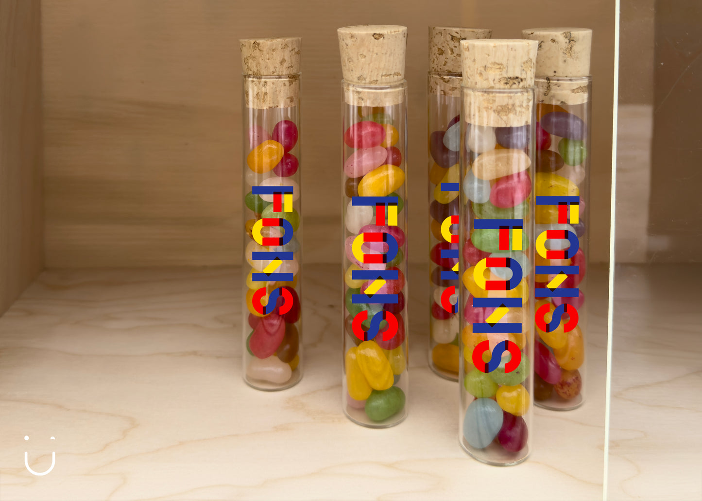 10x Buisje met jellybeans - Doopsuiker