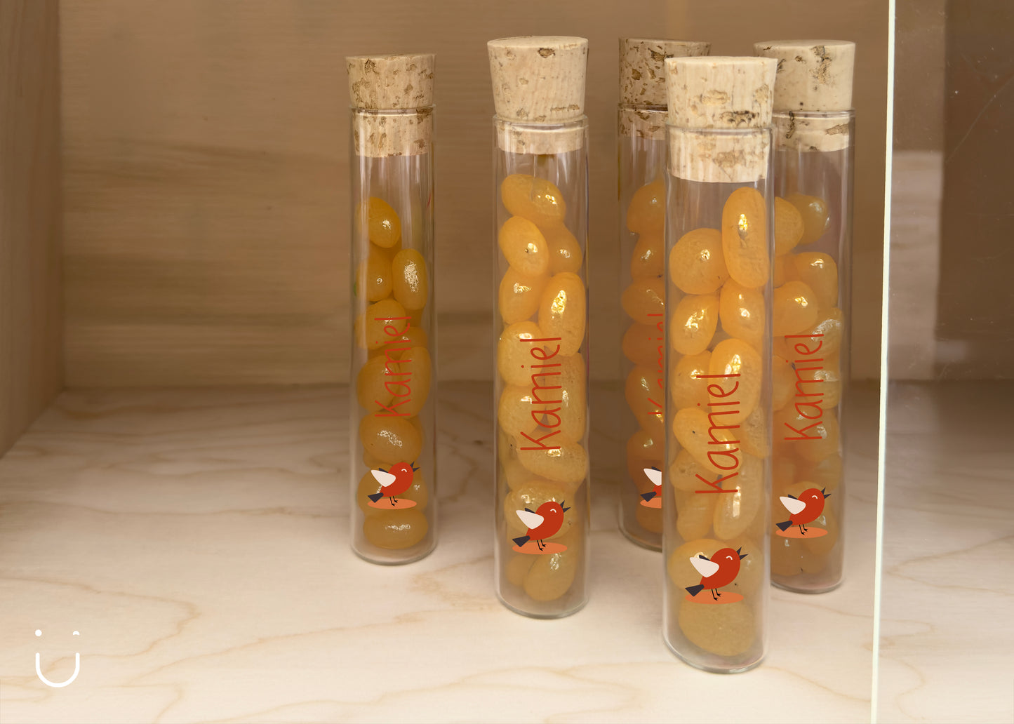 10x Buisje met jellybeans - Doopsuiker