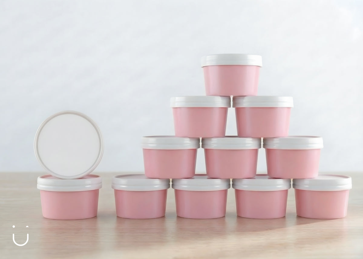 Deugeniet doopsuiker doosje - Roze • per 10 stuks