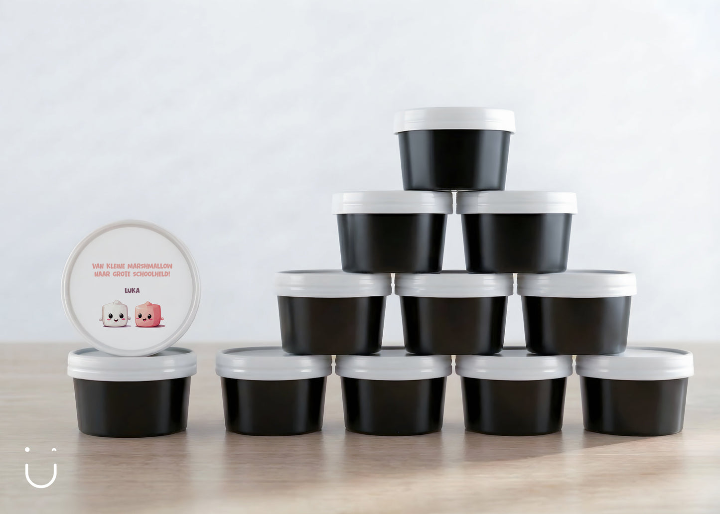 Traktatie crèche Marshmallow • Per 10 stuks