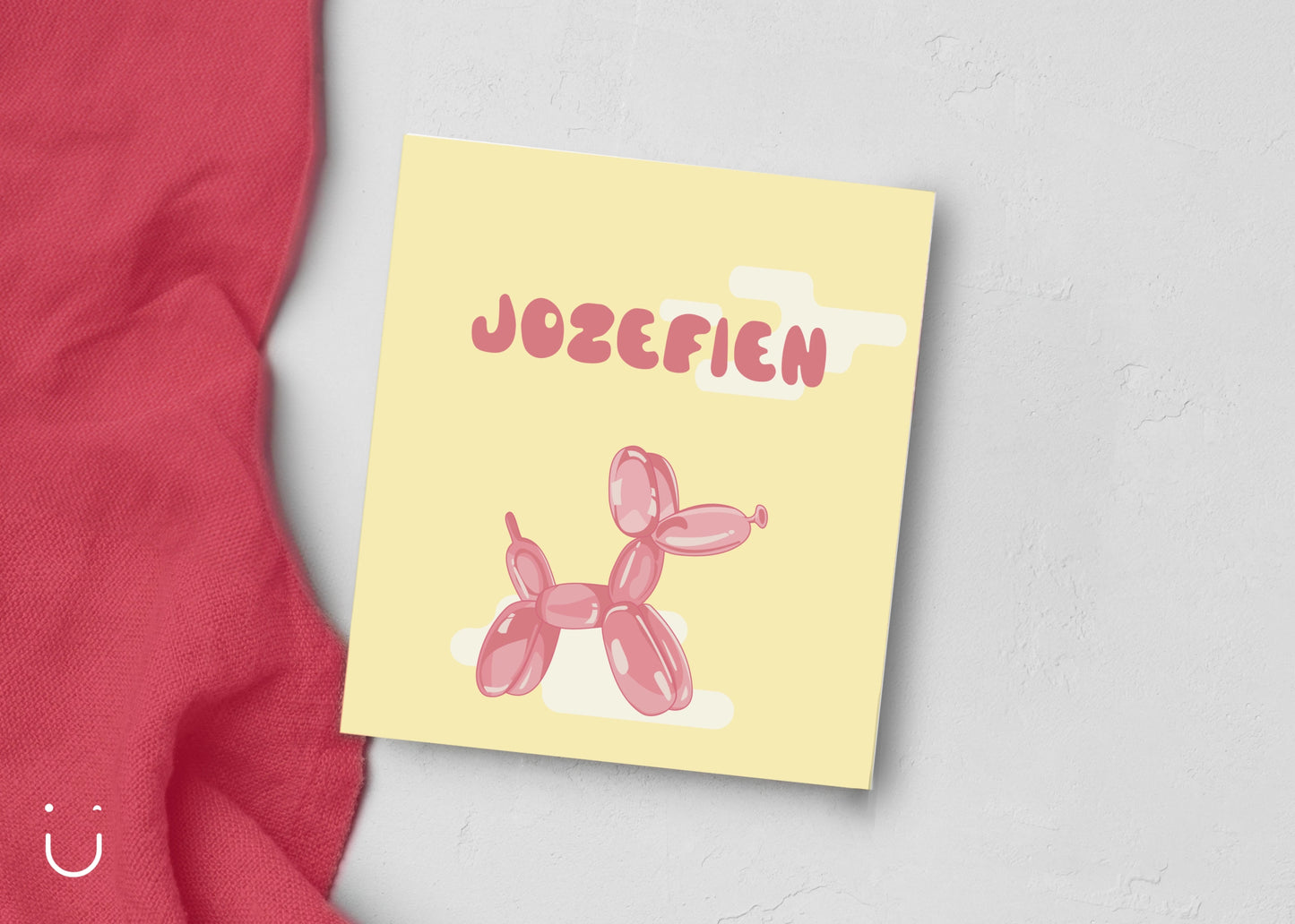 Communie uitnodiging "Balloony" - Deugeniet - communie uitnodiging