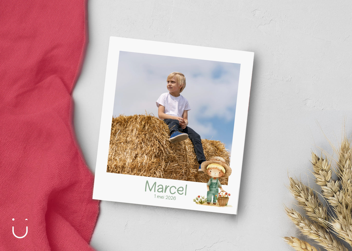 Communiekaartje "Farm friends" - Deugeniet - Communiekaartjes