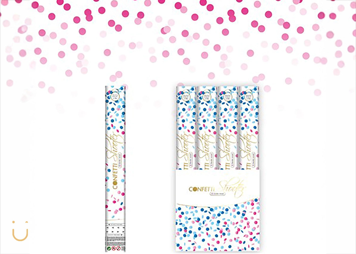 Confetti kanon - roze - Deugeniet - Gender reveal