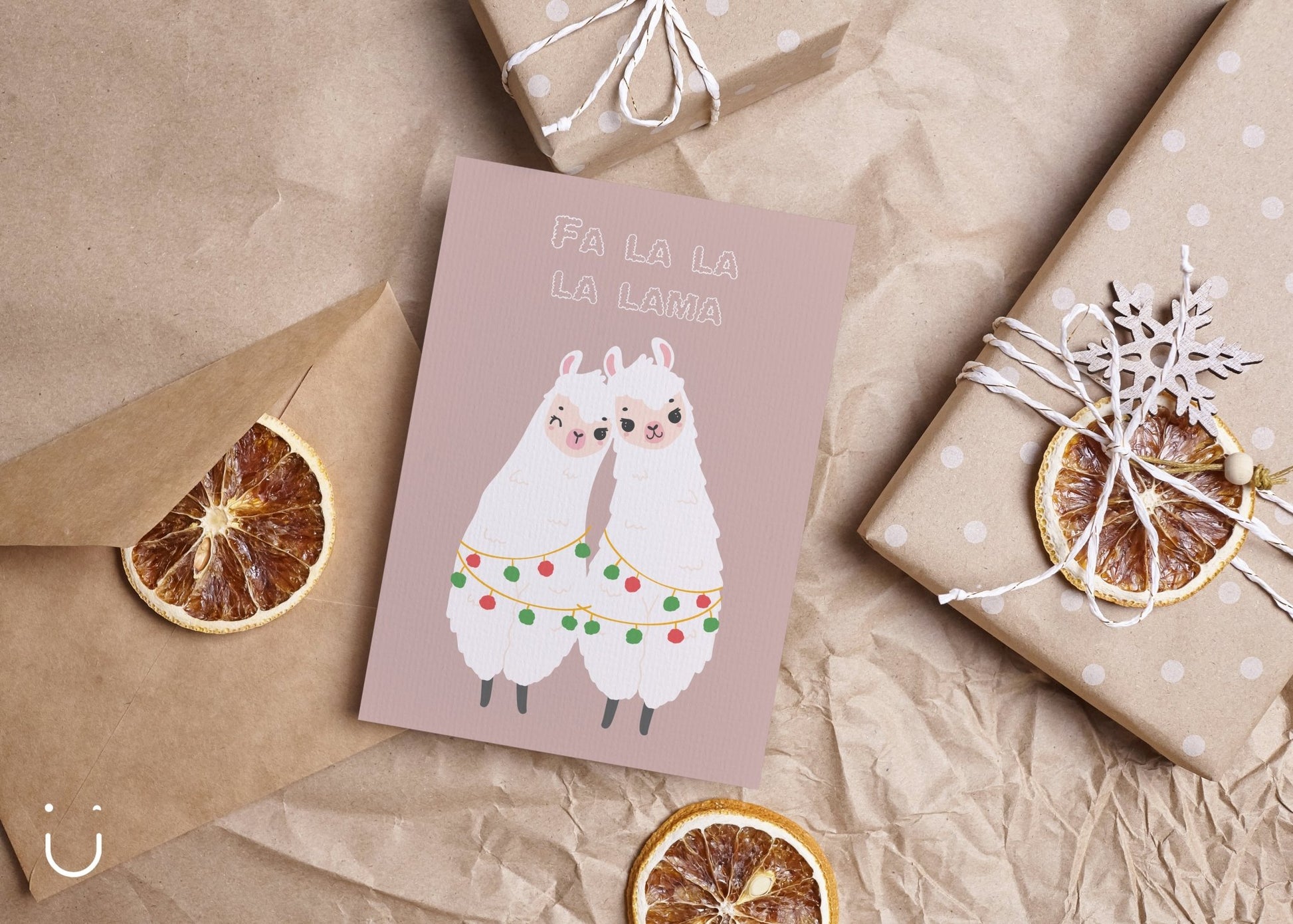 Fa la la la Lama - Deugeniet - Kerstkaartjes