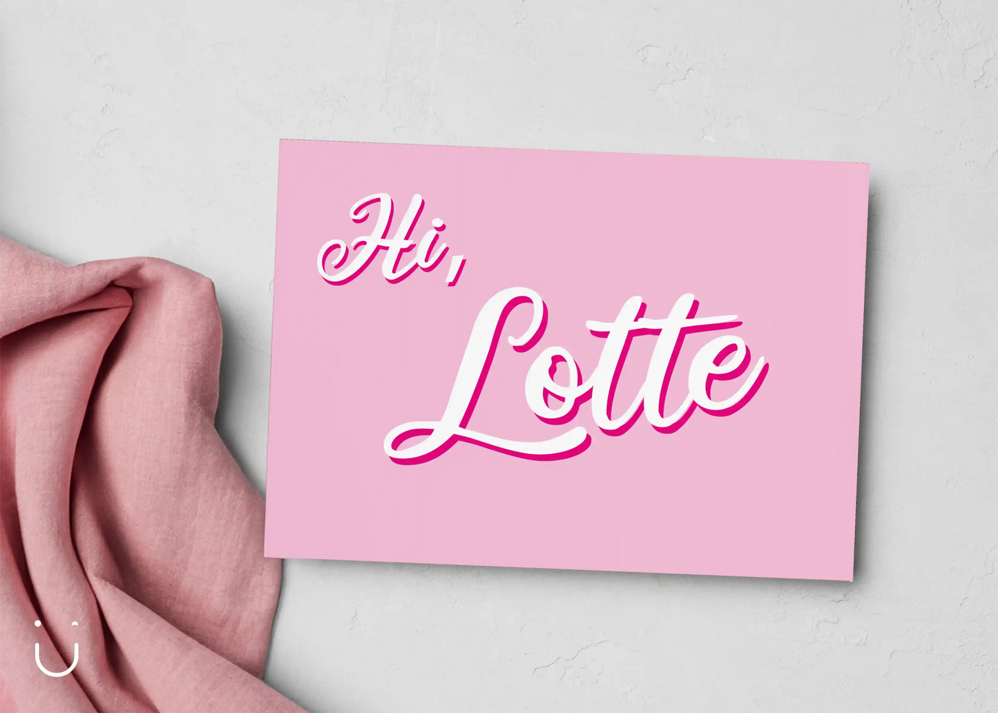 Geboortekaartje "Hi, Barbie" - Deugeniet - Geboortekaartjes