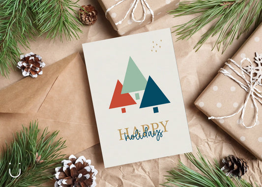 Happy holidays - kerstkaartjes