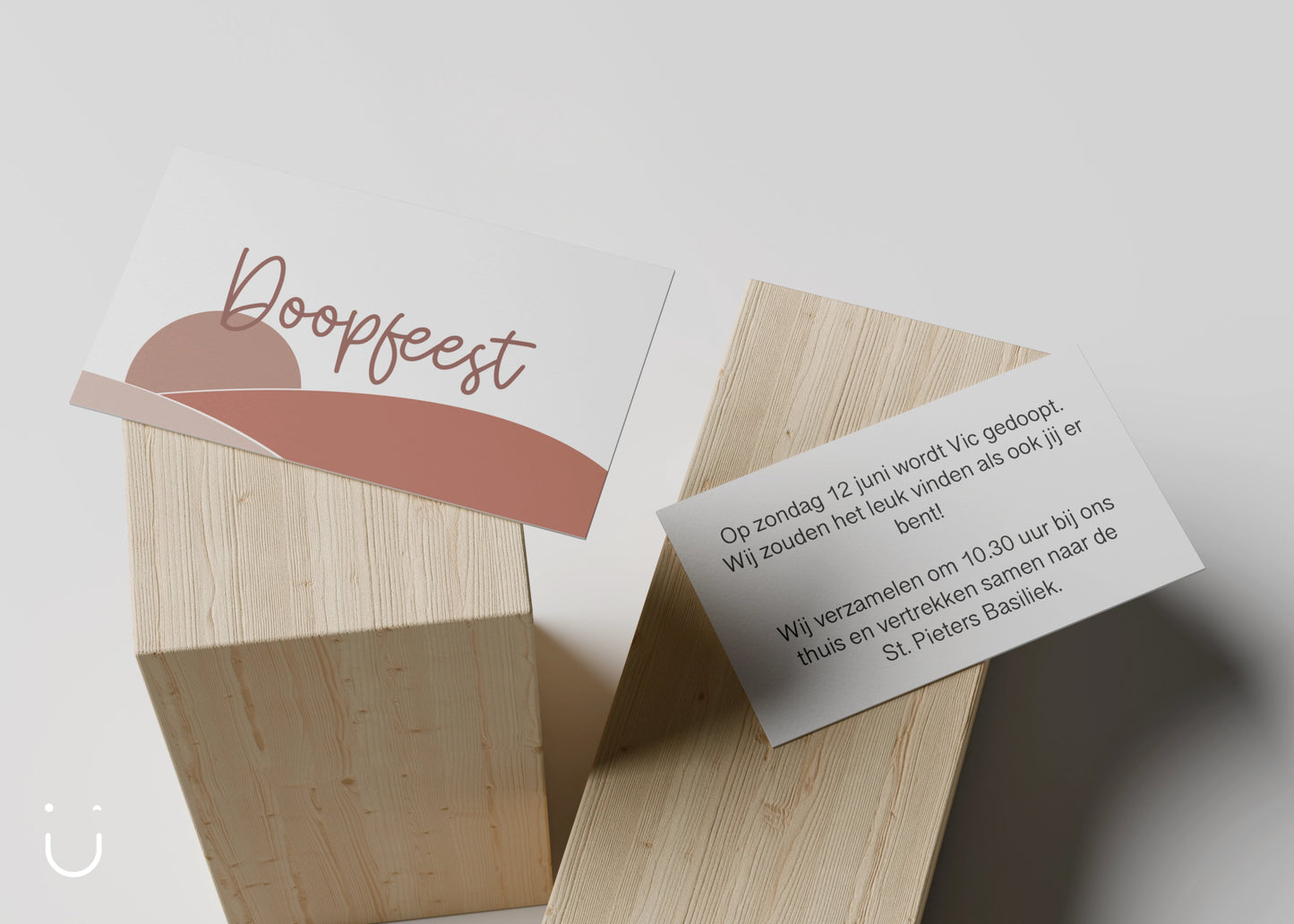 Kleine babyborrel kaartjes "Sunrise" - Deugeniet -
