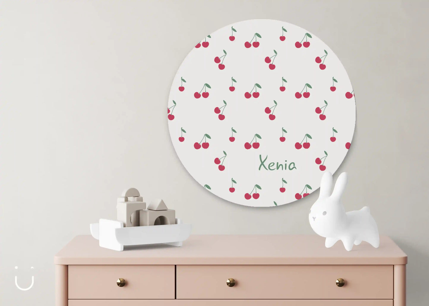Muurcirkel "CHERRY" - Deugeniet - Muurcirkel babykamer