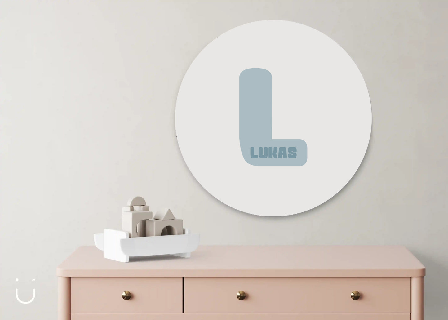 Muurcirkel "I'm blue" - Deugeniet - Muurcirkel babykamer