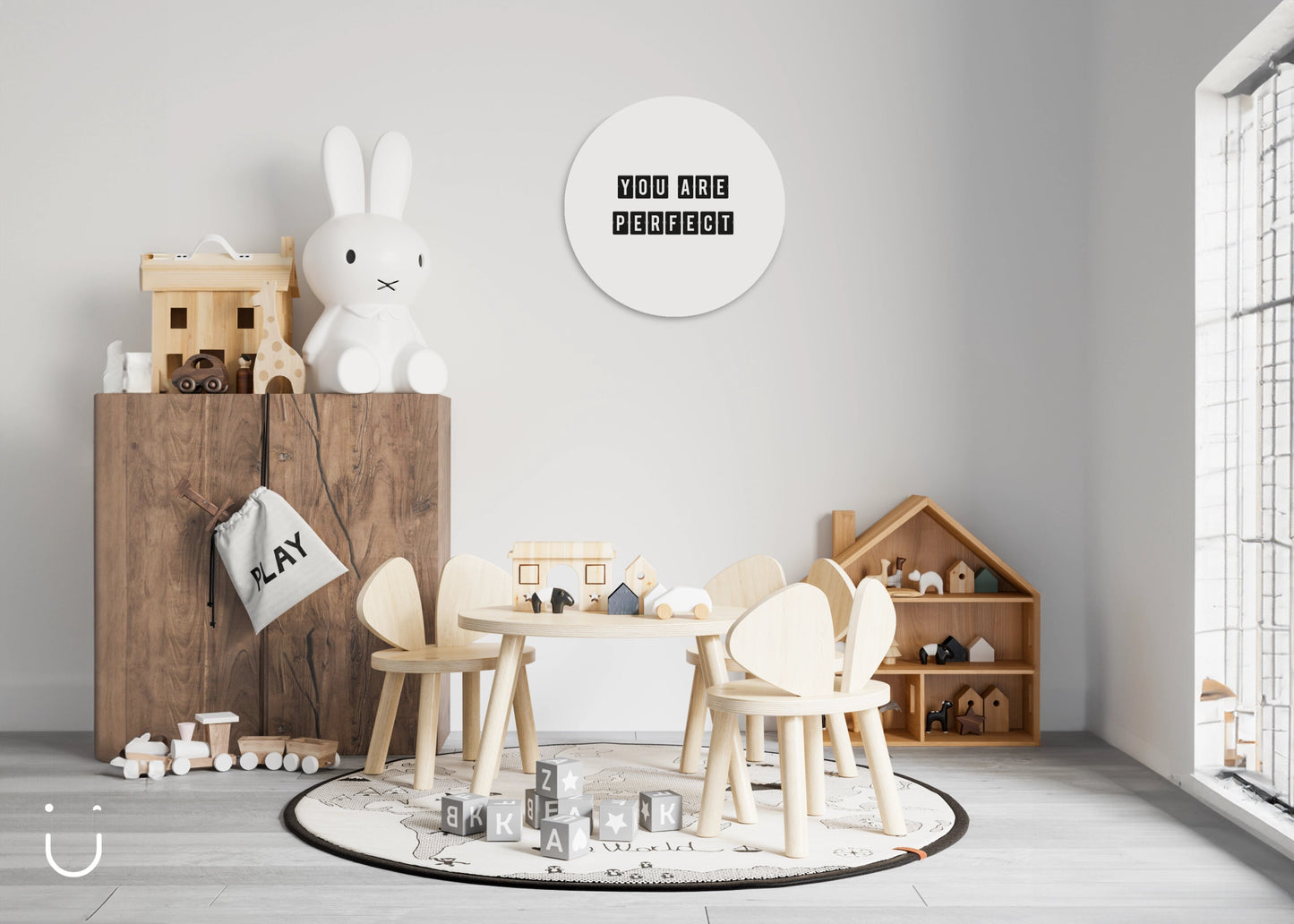 Muurcirkel "Picture Perfect" - Deugeniet - Muurcirkel babykamer