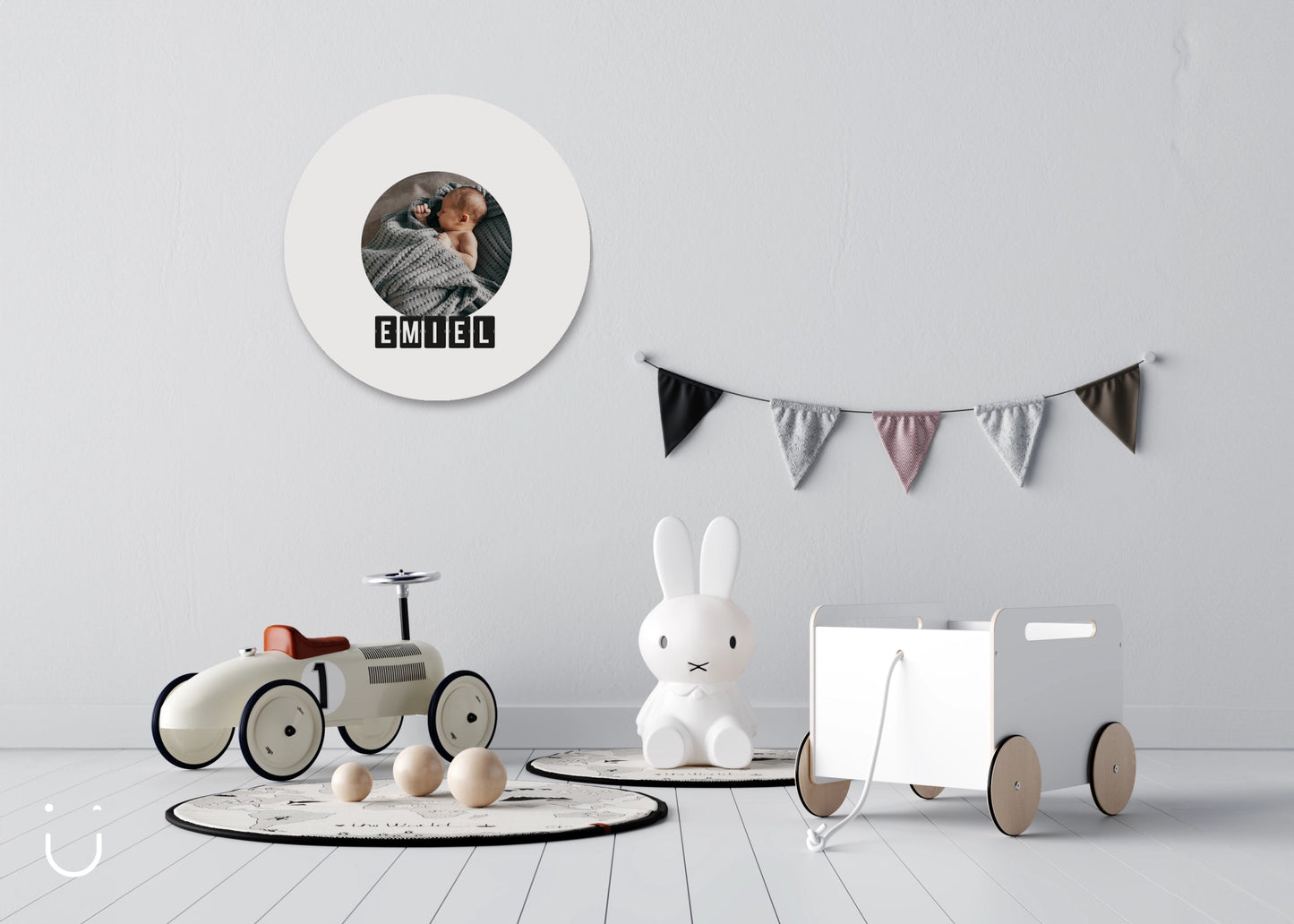Muurcirkel "Picture Perfect" - Deugeniet - Muurcirkel babykamer