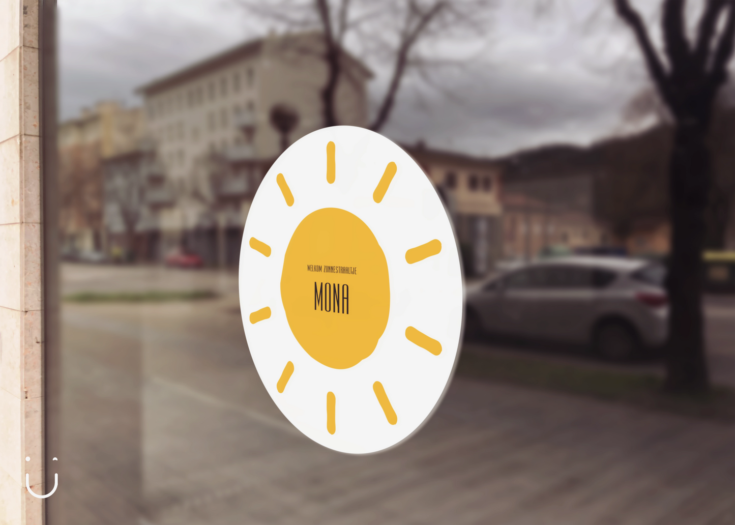 Raamsticker "My little sunshine" - Deugeniet - Raamsticker geboorte
