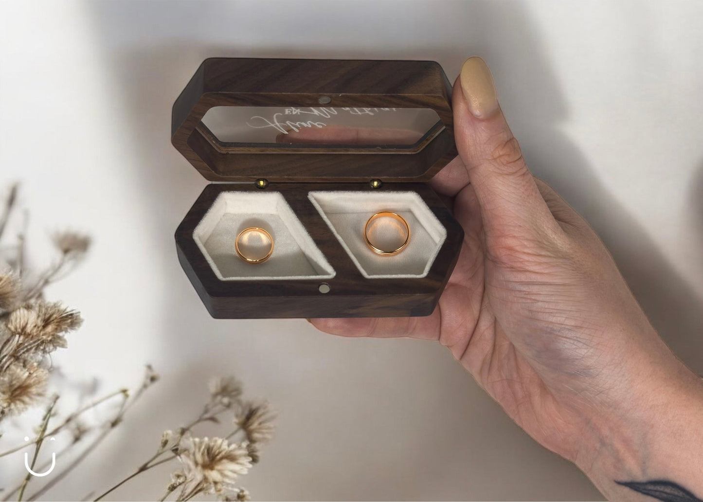 Ringendoosje met glas - Deugeniet - Gastenboek