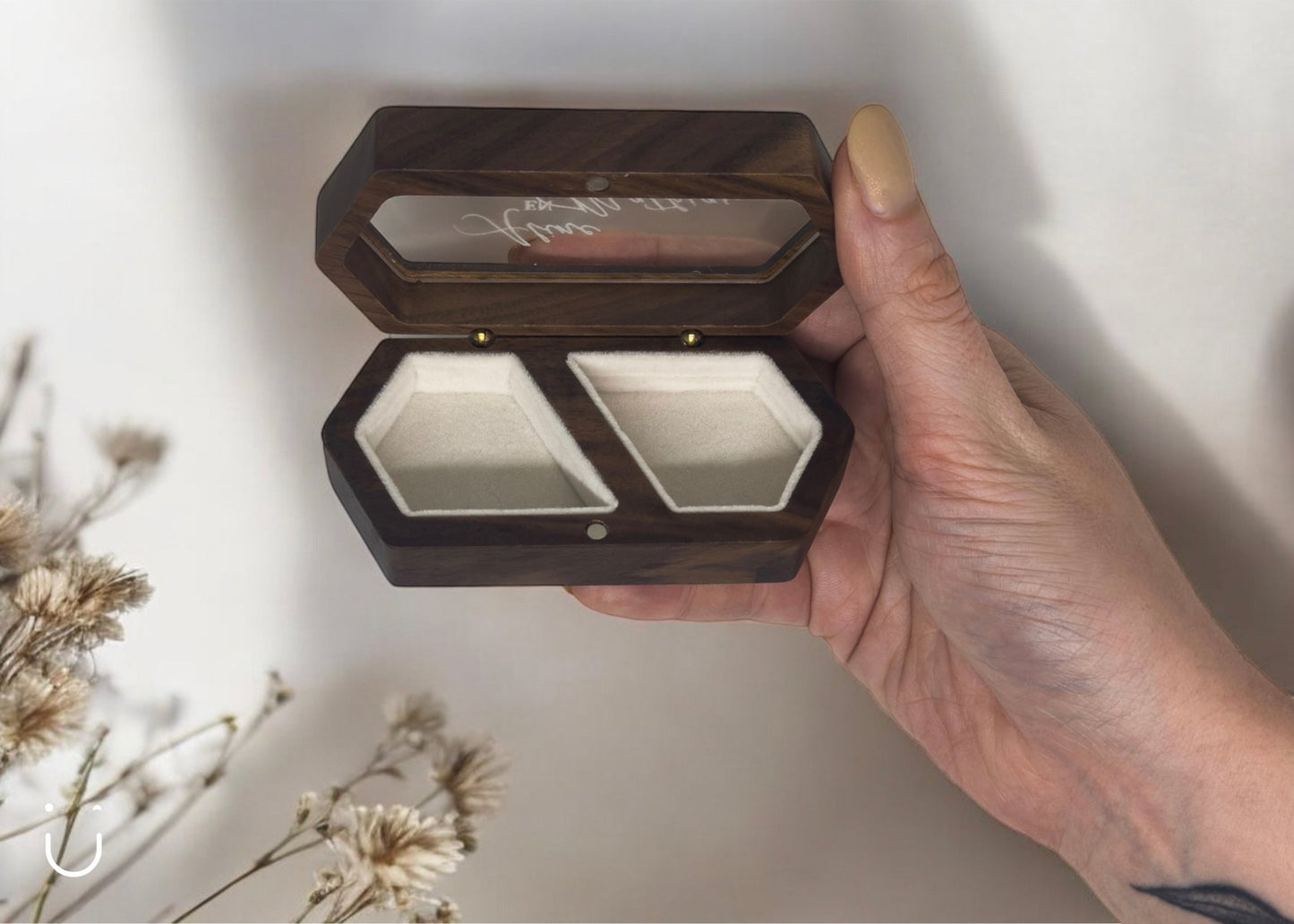 Ringendoosje met glas - Deugeniet - Gastenboek