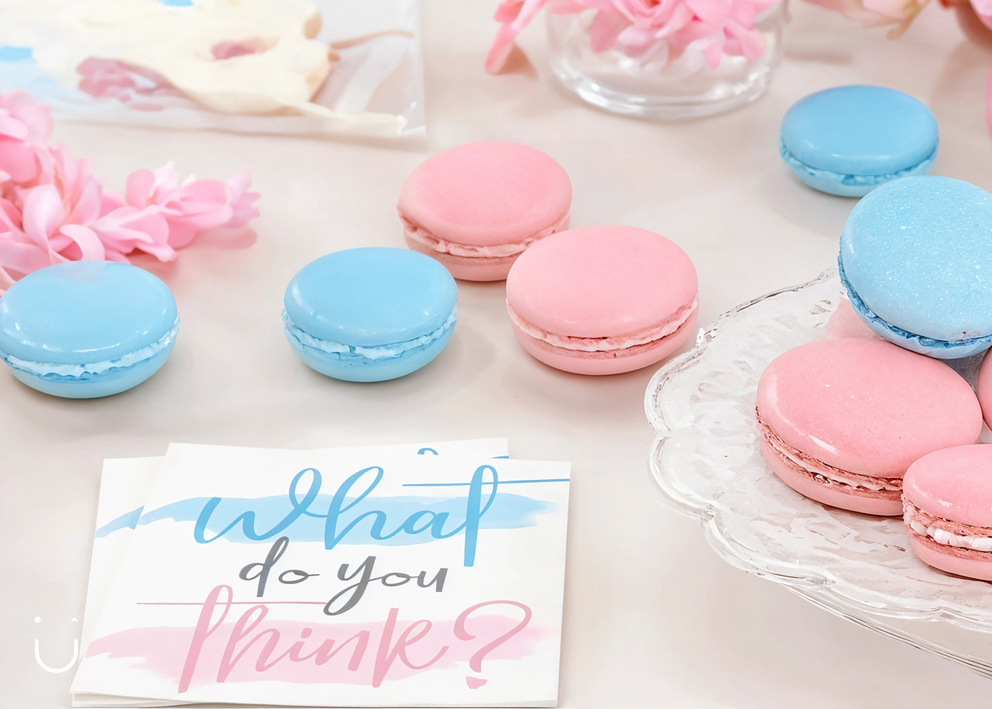 Servetten gender reveal - Deugeniet - Gender reveal