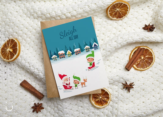 Sleigh All Day - Deugeniet - Kerstkaartjes