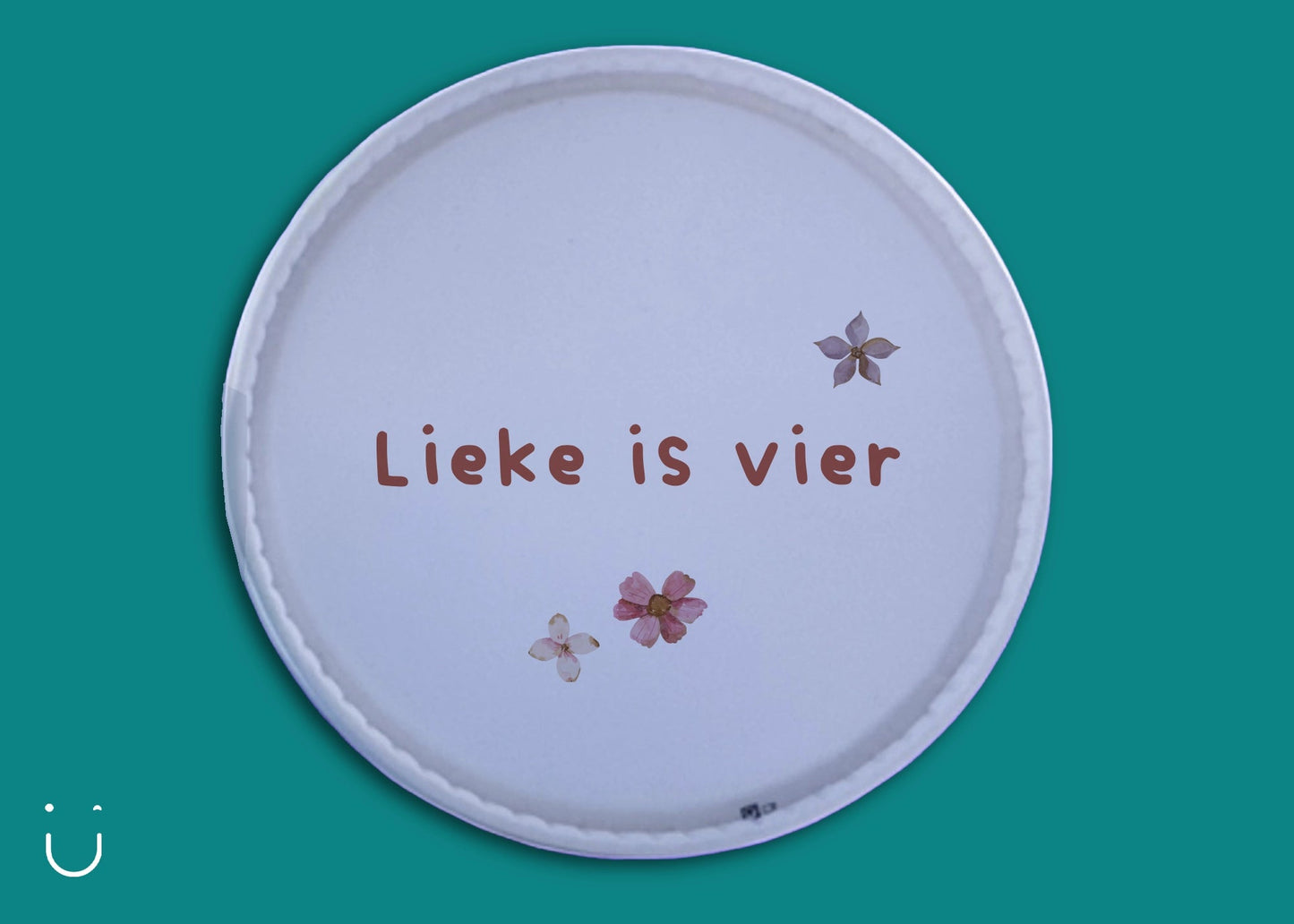 Traktatie 4 jaar bloemetjes - Deugeniet - Traktatie kinderfeestje