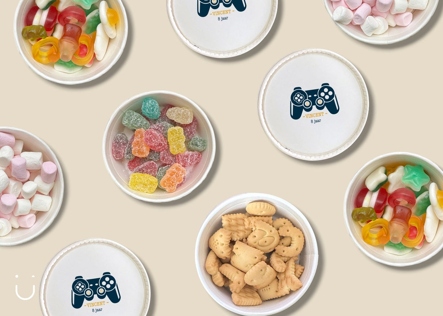 Traktatie 8 jaar Gamer - Deugeniet - Traktatie kinderfeestje