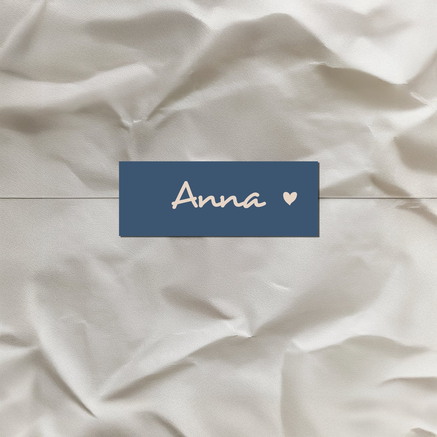 Sticker rechthoek - 1,5x4cm - Doopsuiker • vanaf 20 stuks