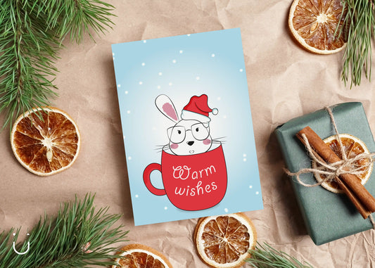 Warm wishes - kerstkaartjes