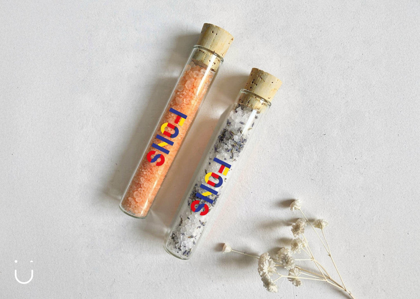 10x Buisje met badzout - Doopsuiker - Deugeniet - 100% afgewerkt