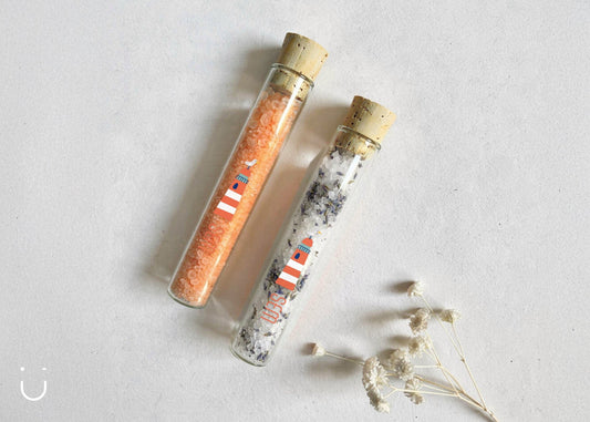 10x Buisje met badzout - Doopsuiker - Deugeniet - 100% afgewerkt