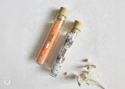 10x Buisje met badzout - Doopsuiker - Deugeniet - 100% afgewerkt