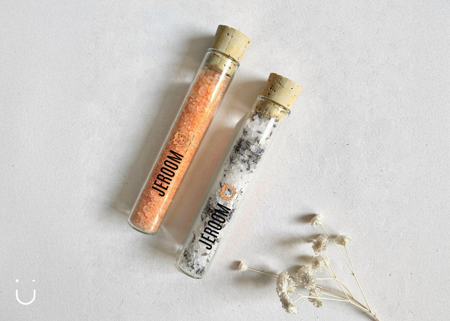 10x Buisje met badzout - Doopsuiker - Deugeniet - 100% afgewerkt